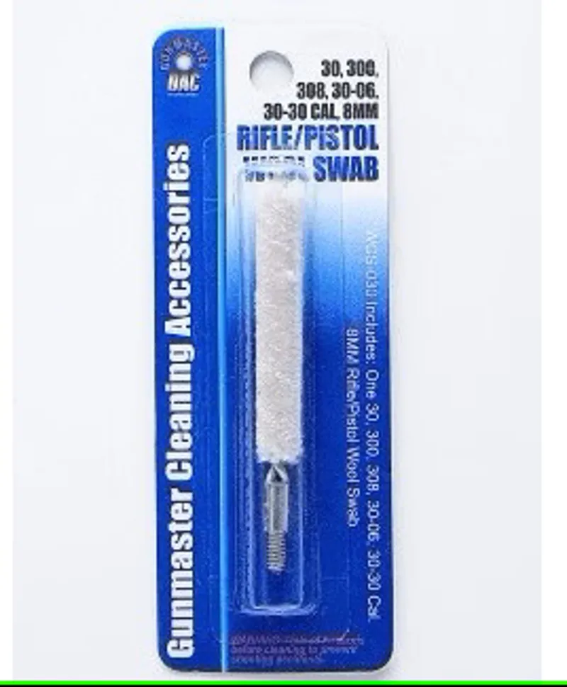 Gunmaster Rifle/Pistol Wool Swab 30 Cal